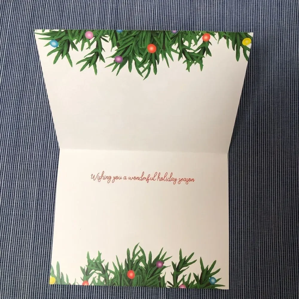 Five (5) Animal Holiday Cards